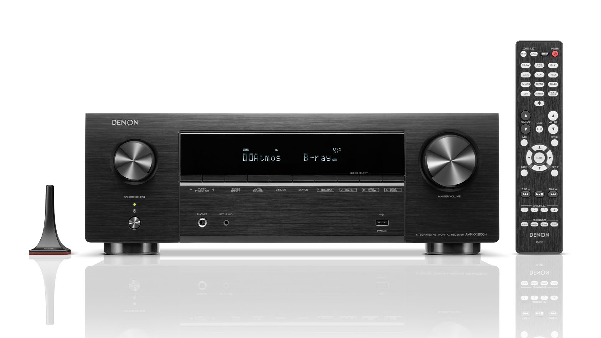 Denon AVR-X1800H 8k Amplituner kina domowego 7.2 z Dolby Atmos